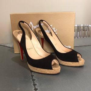 Christian Louboutin Yoyo Slingback Shoes Pumps 39